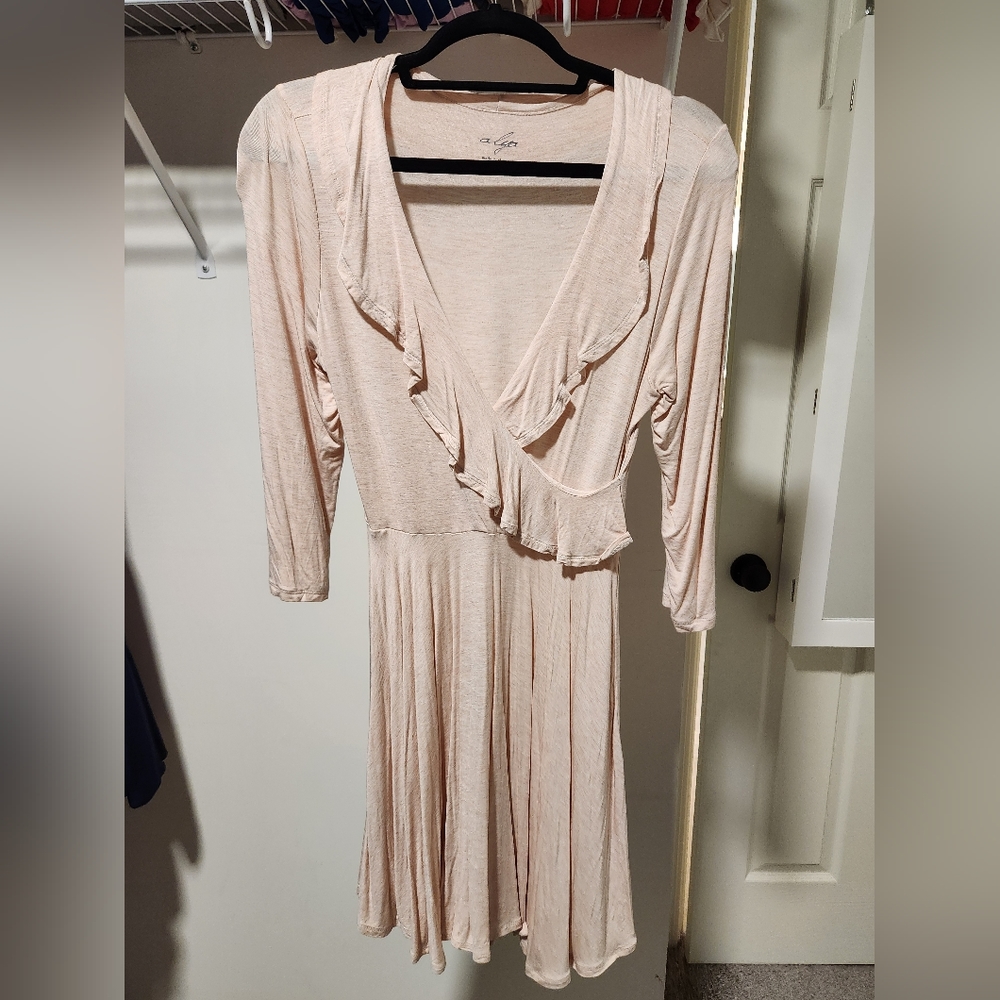 Blush 3/4 dress - M